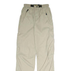 TIMBERLAND Mens Beige Cotton Blend Regular Straight Trousers W28 L34 Casual