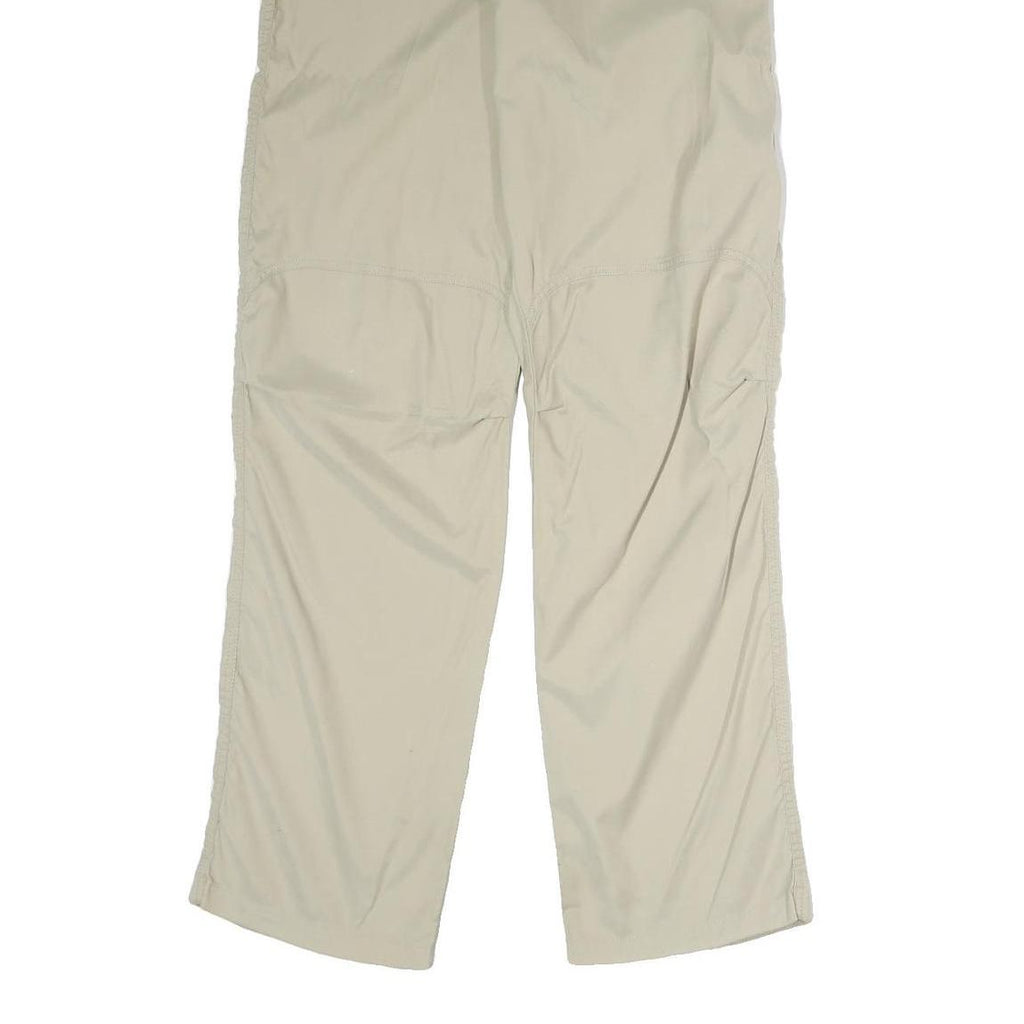 TIMBERLAND Mens Beige Cotton Blend Regular Straight Trousers W28 L34 Casual