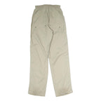 TIMBERLAND Mens Beige Cotton Blend Regular Straight Trousers W28 L34 Casual