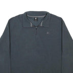 STARTER Mens Grey Pullover Plain Crew Neck Basic Knit L Casual Lightweight