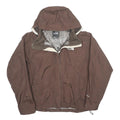 THE NORTH FACE Womens Brown Nylon Outdoor Jacket S Zip Hooded
