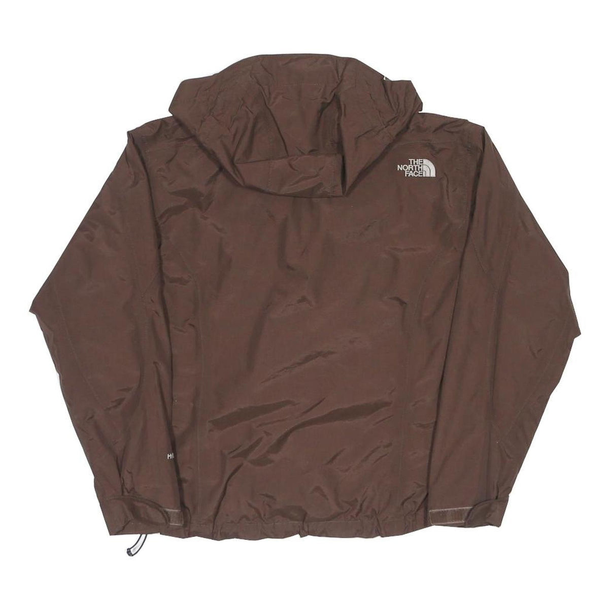 THE NORTH FACE Womens Brown Nylon Outdoor Jacket S Zip Hooded