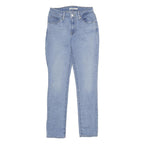 LEVI'S Classic Mid Rise Skinny Womens Jeans Blue Denim Light W27 L30 Stretch