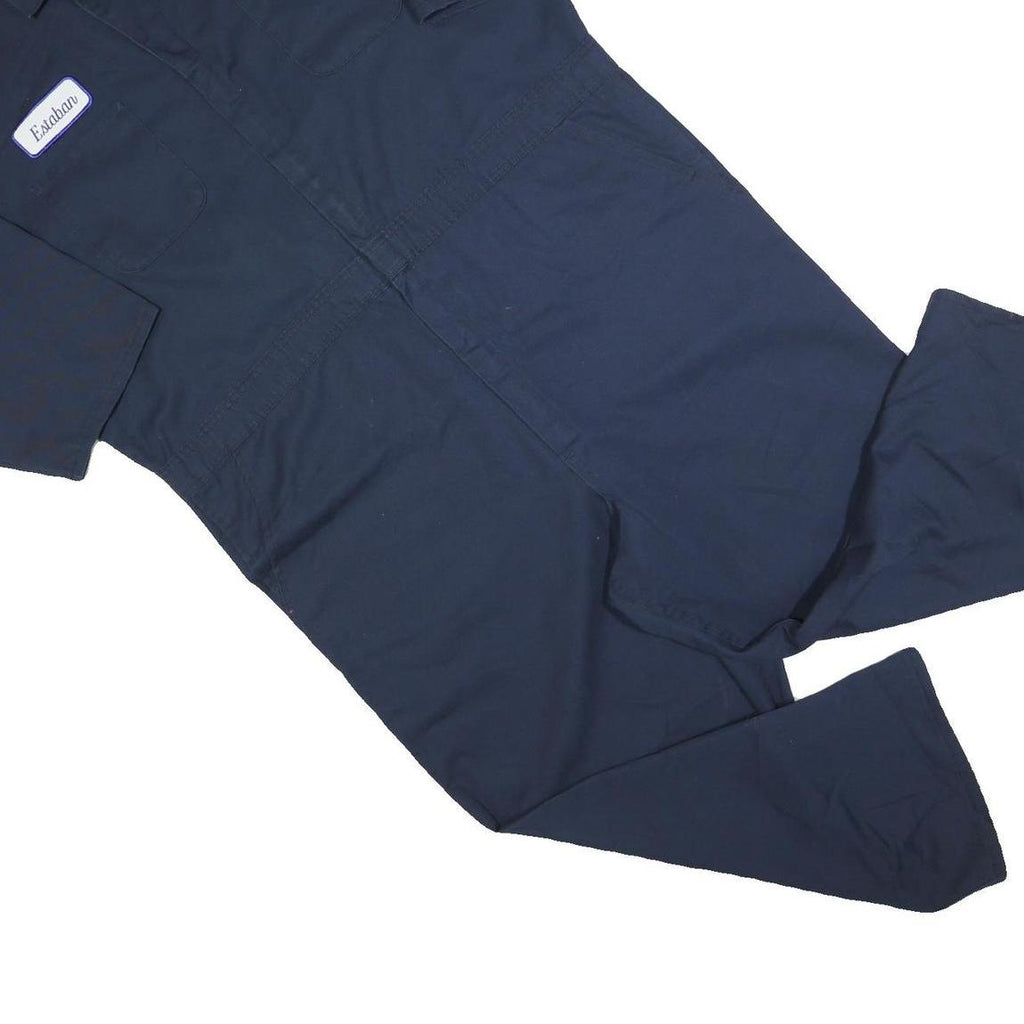 RED KAP Mens Navy Blue Dungarees Regular Fit Cotton Blend 2XL W48 L25 Workwear