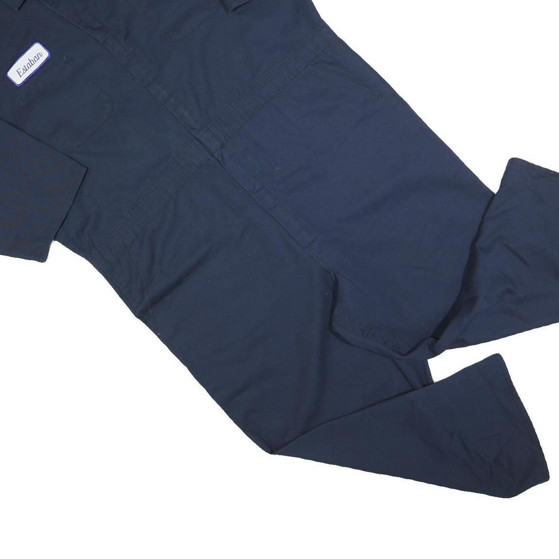 RED KAP Mens Navy Blue Dungarees Regular Fit Cotton Blend 2XL W48 L25 Workwear