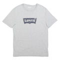 LEVI'S Mens Grey Graphic T-Shirt S Short Sleeve Crew Neck Cotton Blend Casual