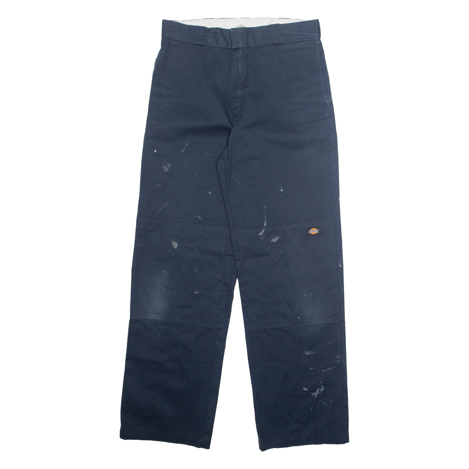 DICKIES Chino Mens Trousers Blue Loose Straight W32 L32