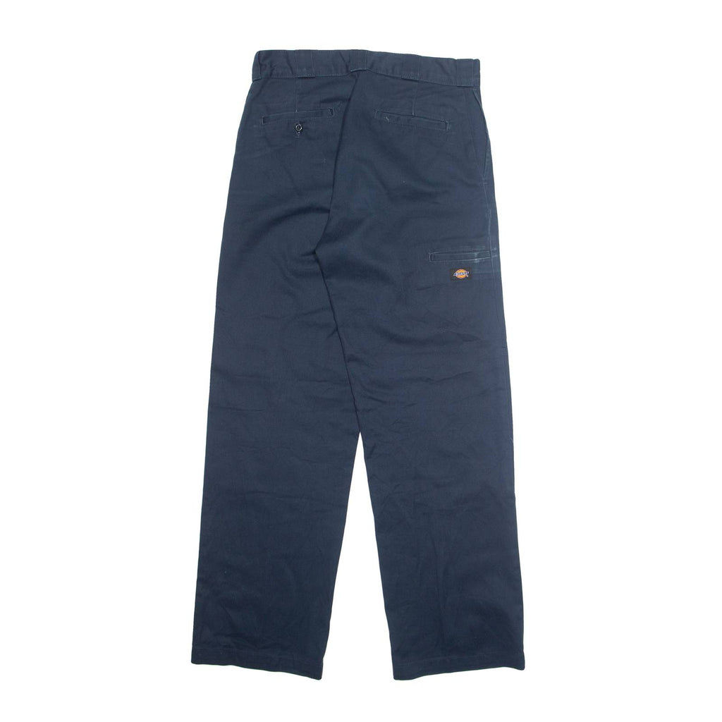 DICKIES Chino Mens Trousers Blue Loose Straight W32 L32