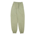 PULL & BEAR Womens Cotton Blend Beige Relaxed Cargo Trousers W22 L24