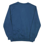 PUMA Mens Blue Cotton Blend Crew Neck Sweatshirt S Casual Sportswear