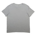 CALVIN KLEIN Mens Grey T-Shirt L Short Sleeve Crew Neck Logo Print