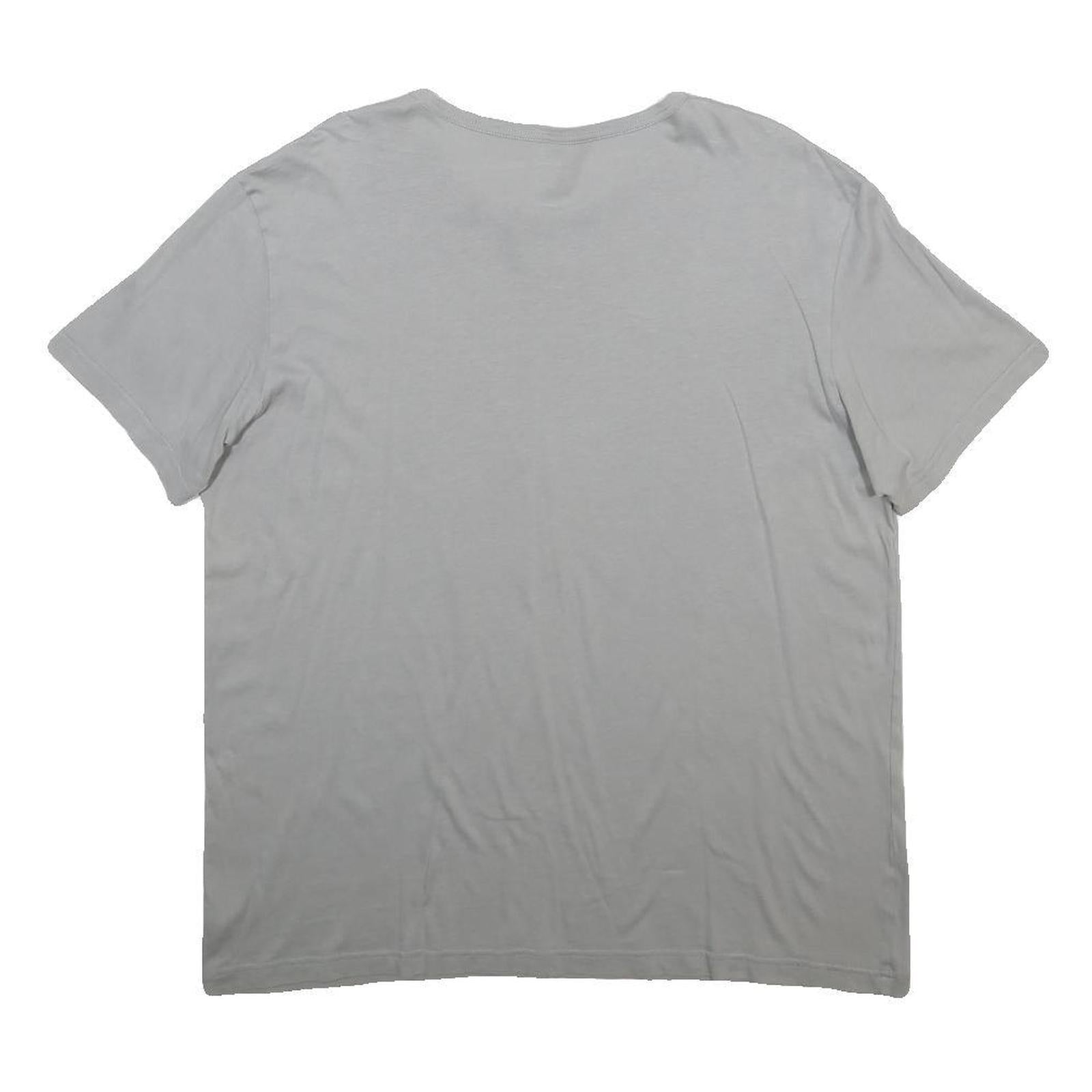 CALVIN KLEIN Mens Grey T-Shirt L Short Sleeve Crew Neck Logo Print