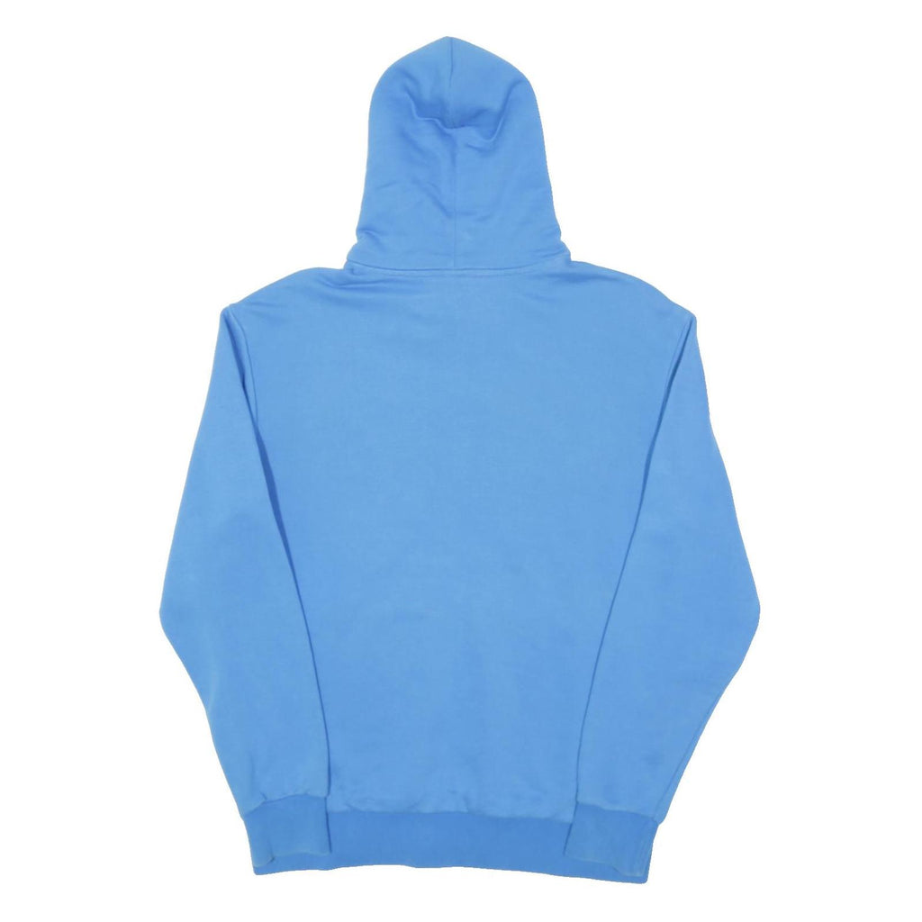 NIKE Mens Blue Cotton Blend Pullover Hoodie M Sportswear Casual Sweatshirt