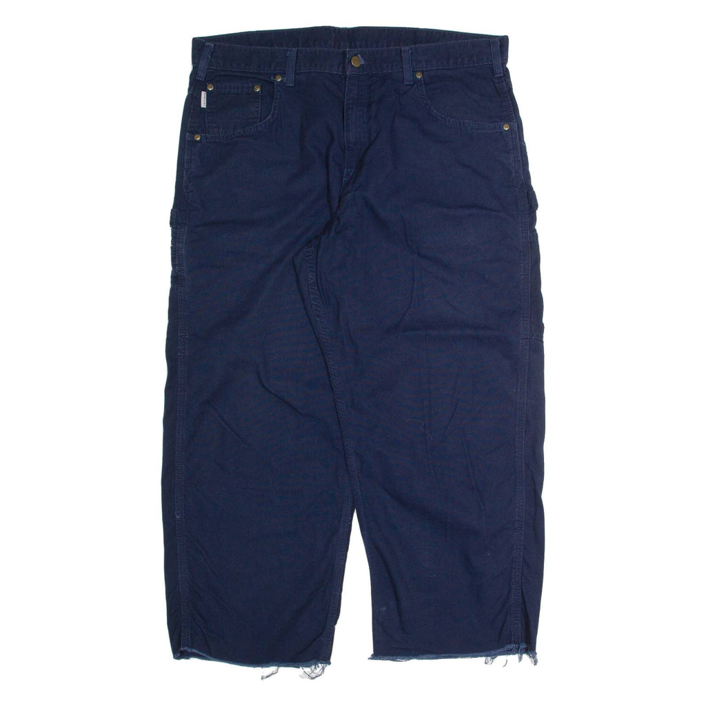 CARHARTT Mens Trousers Blue Regular Straight W40 L26