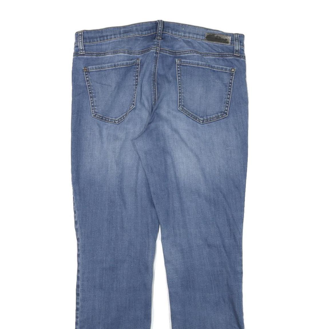 DKNY Womens Slim Blue Denim Slim Jeans W32 L30 Comfortable Stretch Cotton Blend