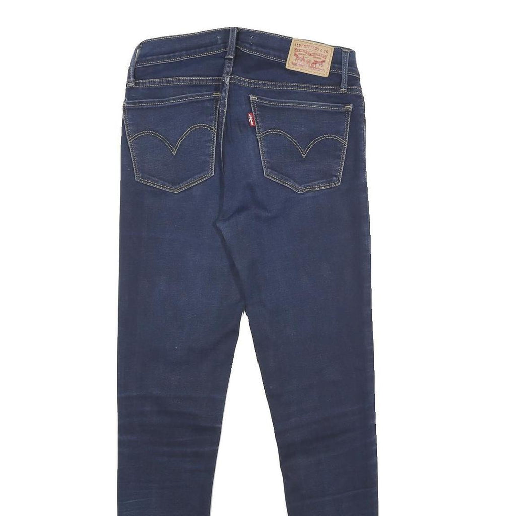 LEVI'S 710 Super Skinny Womens Jeans Blue Slim Skinny Denim Stone Wash W27 L30