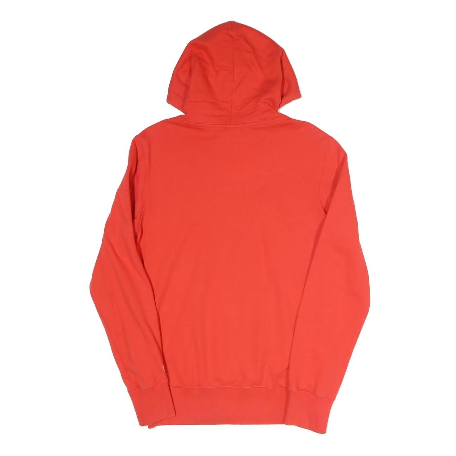 CHAMPION Mens Red Pullover Hoodie XS Cotton Blend Logo Sweatshirt Casual