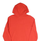 CHAMPION Mens Red Pullover Hoodie XS Cotton Blend Logo Sweatshirt Casual