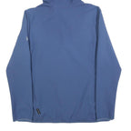 JACK WOLFSKIN Womens Blue Outdoor Zip Jacket L Polyester Softshell Hooded