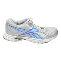 REEBOK Womens Runner Trainers Silver & Blue Synthetic UK 5 Lightweight Comfort