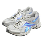 REEBOK Womens Runner Trainers Silver & Blue Synthetic UK 5 Lightweight Comfort