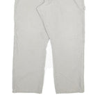 DICKIES Mens Cotton Blend Relaxed Beige Trousers W36 L30 Workwear Utility