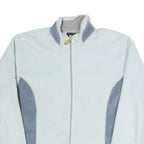 HELLY HANSEN Womens White & Grey Polyester Jacket L Fleece Zip Outdoor