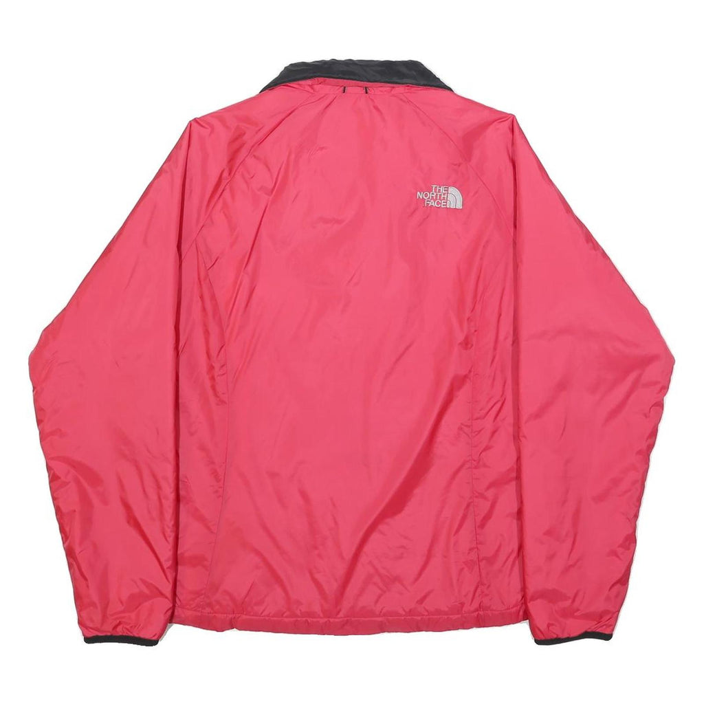 THE NORTH FACE Womens Red And Black Outdoor Jacket M Polyester Zip Plain