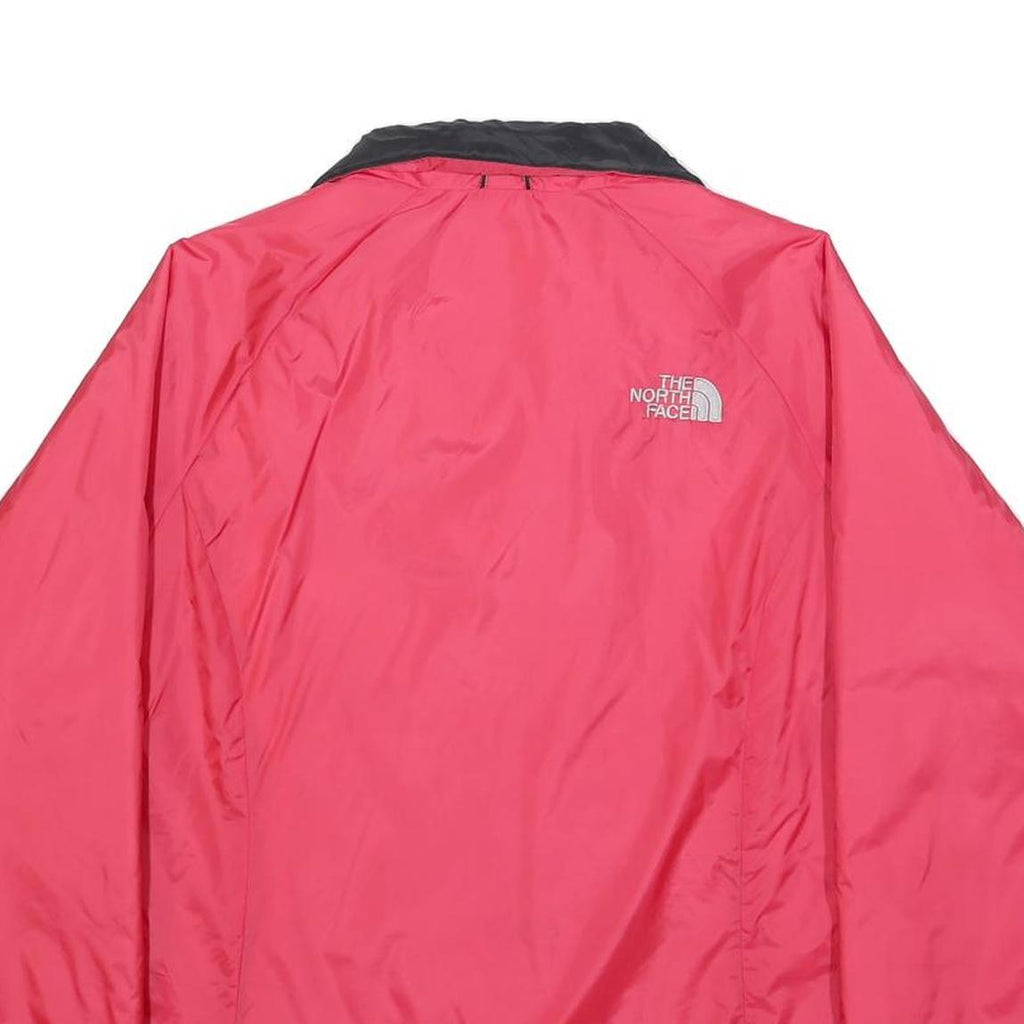 THE NORTH FACE Womens Red And Black Outdoor Jacket M Polyester Zip Plain