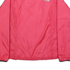 THE NORTH FACE Womens Red And Black Outdoor Jacket M Polyester Zip Plain