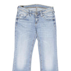 LEE Womens Regular Fit Bootcut Denim Light Blue W32 L28 Classic Cotton Blend
