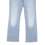 LEE Womens Regular Fit Bootcut Denim Light Blue W32 L28 Classic Cotton Blend