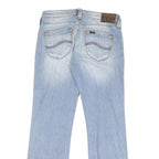 LEE Womens Regular Fit Bootcut Denim Light Blue W32 L28 Classic Cotton Blend