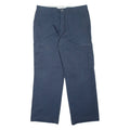 DICKIES Cargo Workwear Mens Trousers Blue Loose Straight W38 L32
