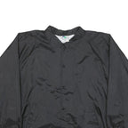 AUGUSTA Womens Black Button Jacket XL Polyester Blend Plain Lightweight Anxious