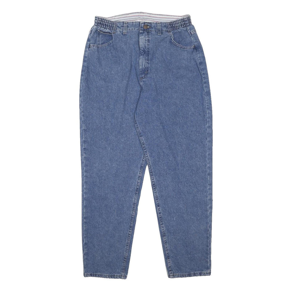 LEE Womens Relaxed Blue Denim Light Jeans W30 L28 Comfortable Casual Style
