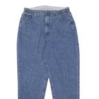 LEE Womens Relaxed Blue Denim Light Jeans W30 L28 Comfortable Casual Style