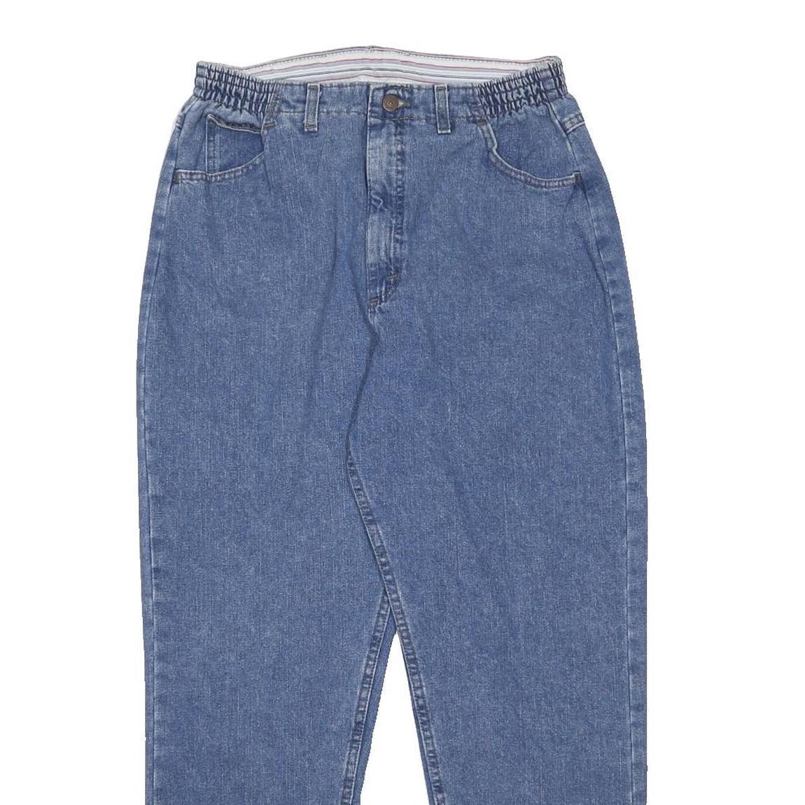LEE Womens Relaxed Blue Denim Light Jeans W30 L28 Comfortable Casual Style