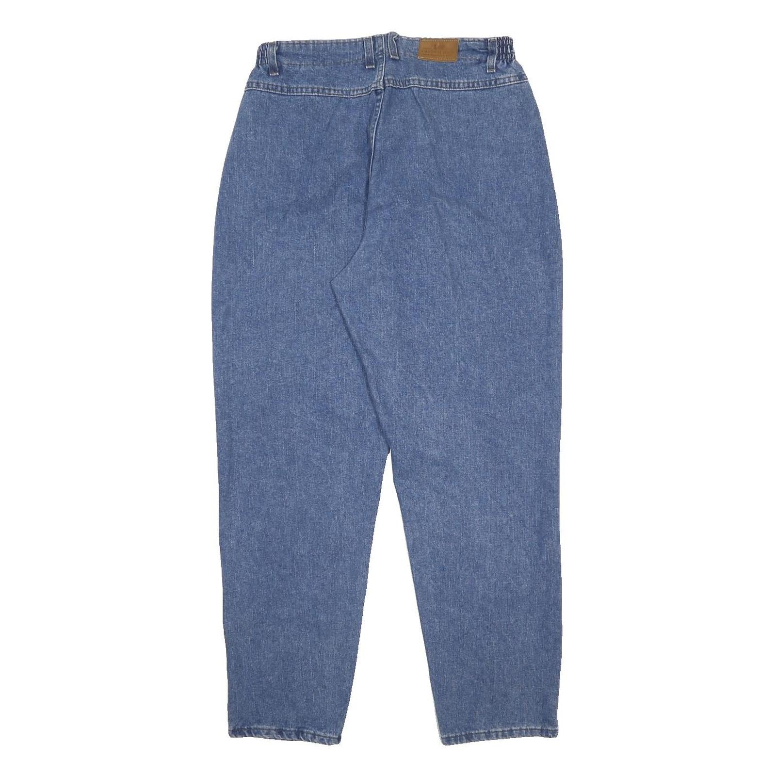 LEE Womens Relaxed Blue Denim Light Jeans W30 L28 Comfortable Casual Style