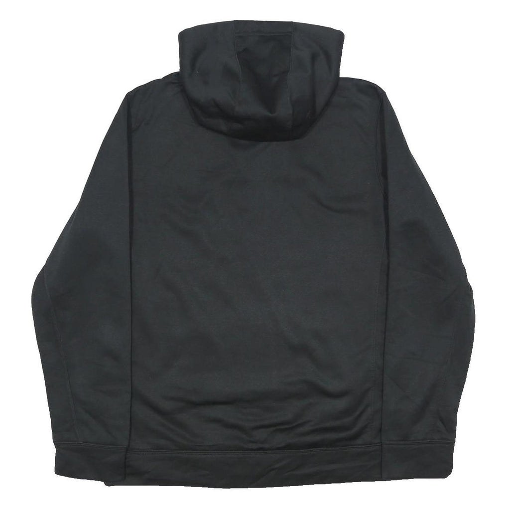 RUSSELL ATHLETIC Mens Black Pullover Hoodie M Lightweight Fleece Drawstring