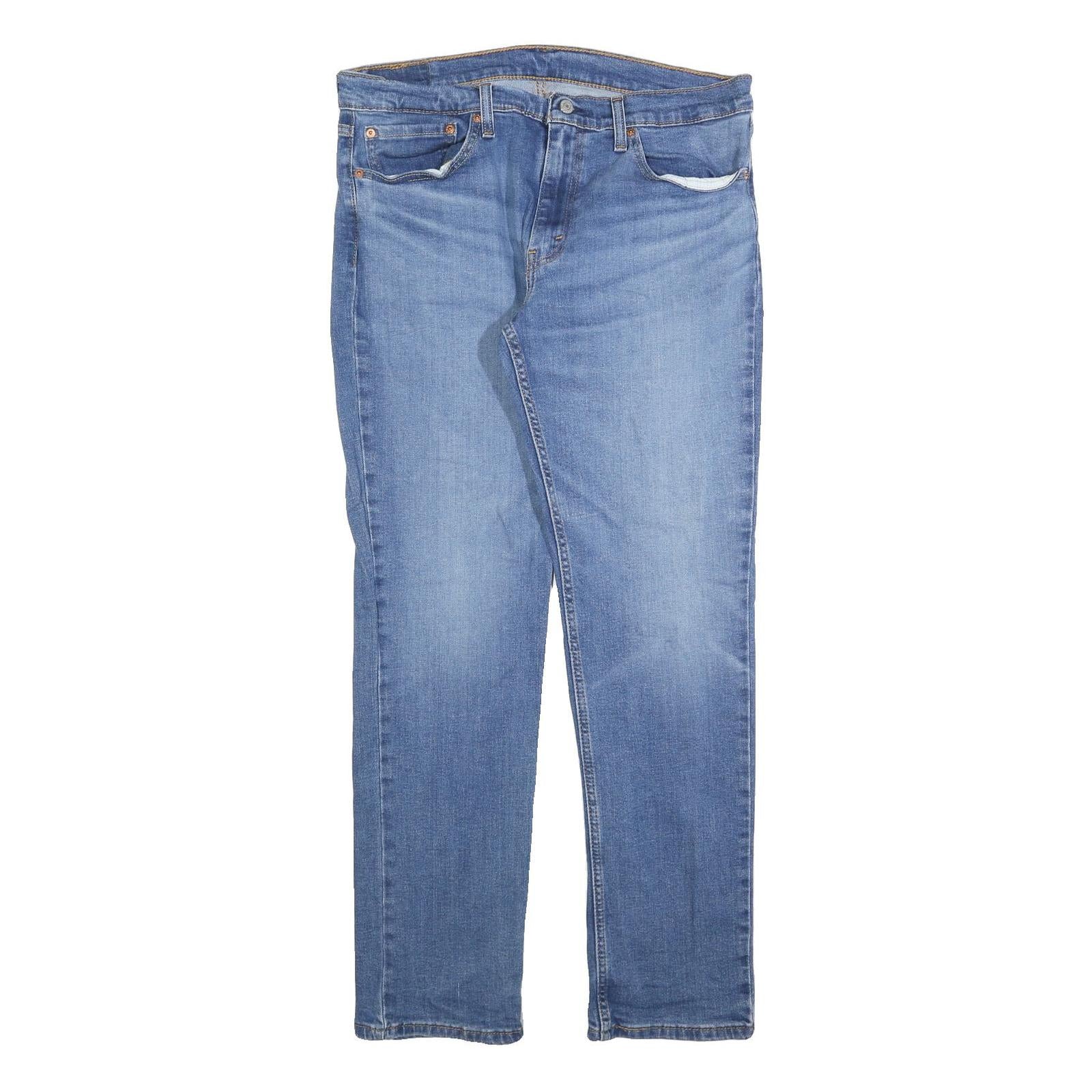 LEVI'S 511 Slim Mens Jeans Blue Slim Straight Denim Medium W36 L34 Classic Fit