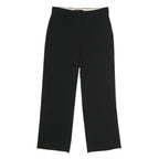 MAX MARA STUDIO Womens Cotton Blend Black Regular Straight Trousers W30 L30