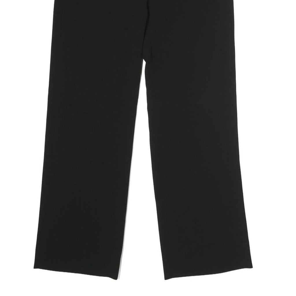 MAX MARA STUDIO Womens Cotton Blend Black Regular Straight Trousers W30 L30