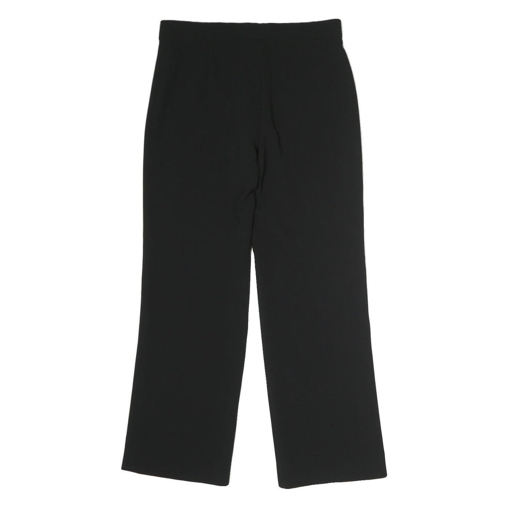 MAX MARA STUDIO Womens Cotton Blend Black Regular Straight Trousers W30 L30