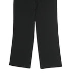 MAX MARA STUDIO Womens Cotton Blend Black Regular Straight Trousers W30 L30