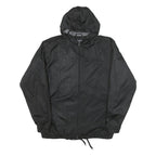 CHAMPION Mens Black Issaquah Cheer Hooded Jacket M Polyester Blend Zip Outdoor