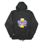 CHAMPION Mens Black Issaquah Cheer Hooded Jacket M Polyester Blend Zip Outdoor