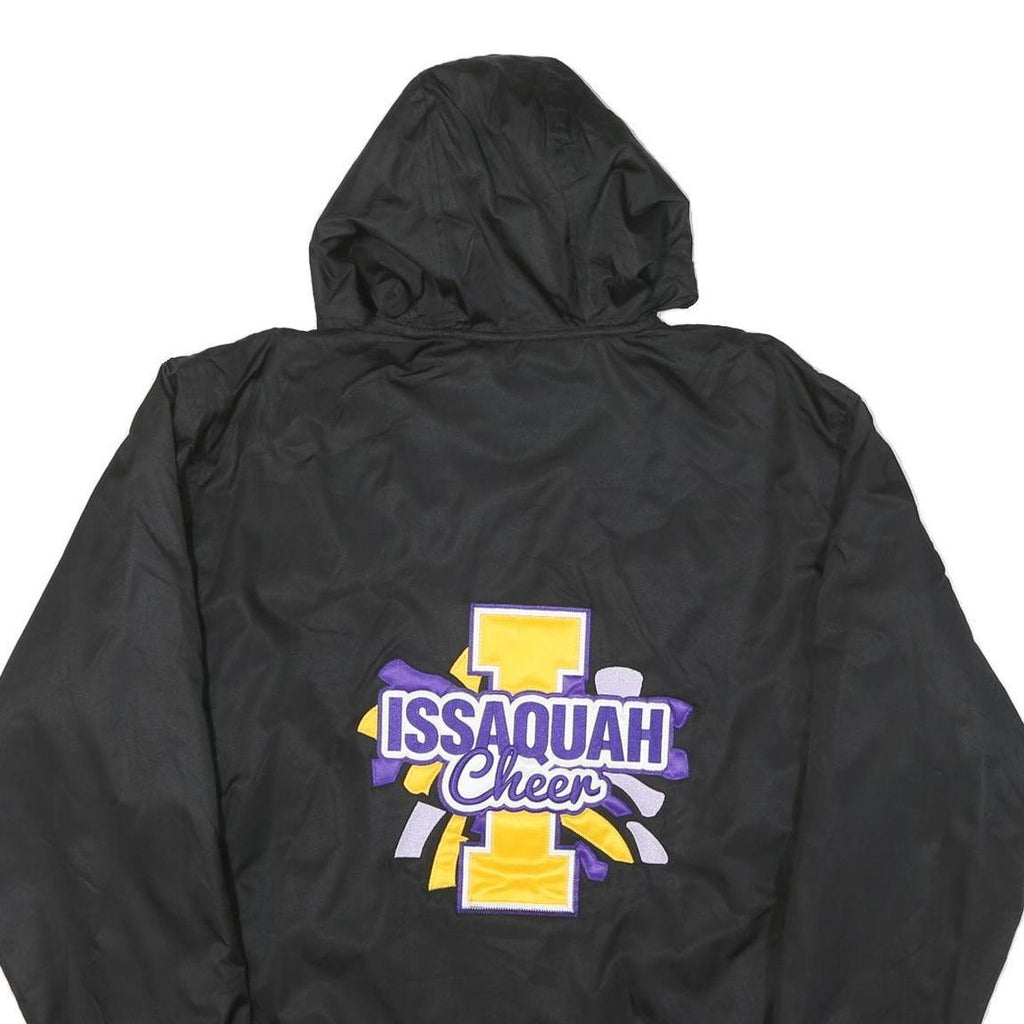 CHAMPION Mens Black Issaquah Cheer Hooded Jacket M Polyester Blend Zip Outdoor