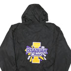 CHAMPION Mens Black Issaquah Cheer Hooded Jacket M Polyester Blend Zip Outdoor