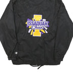 CHAMPION Mens Black Issaquah Cheer Hooded Jacket M Polyester Blend Zip Outdoor